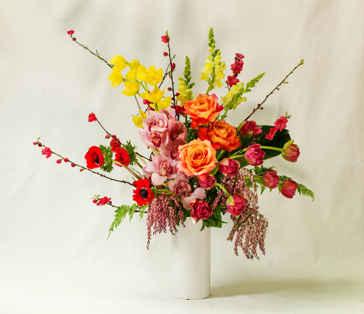 Colourful, zesty flower blooms for any celebration