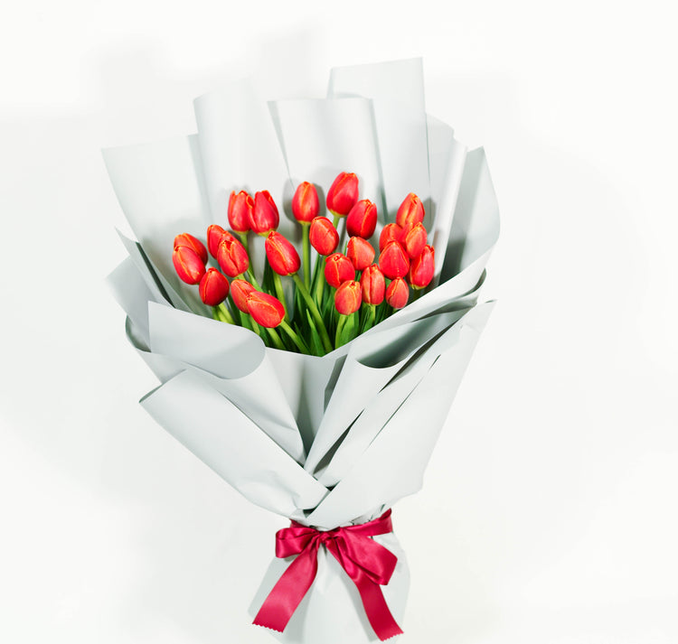 Simple mass of Australian Tulips