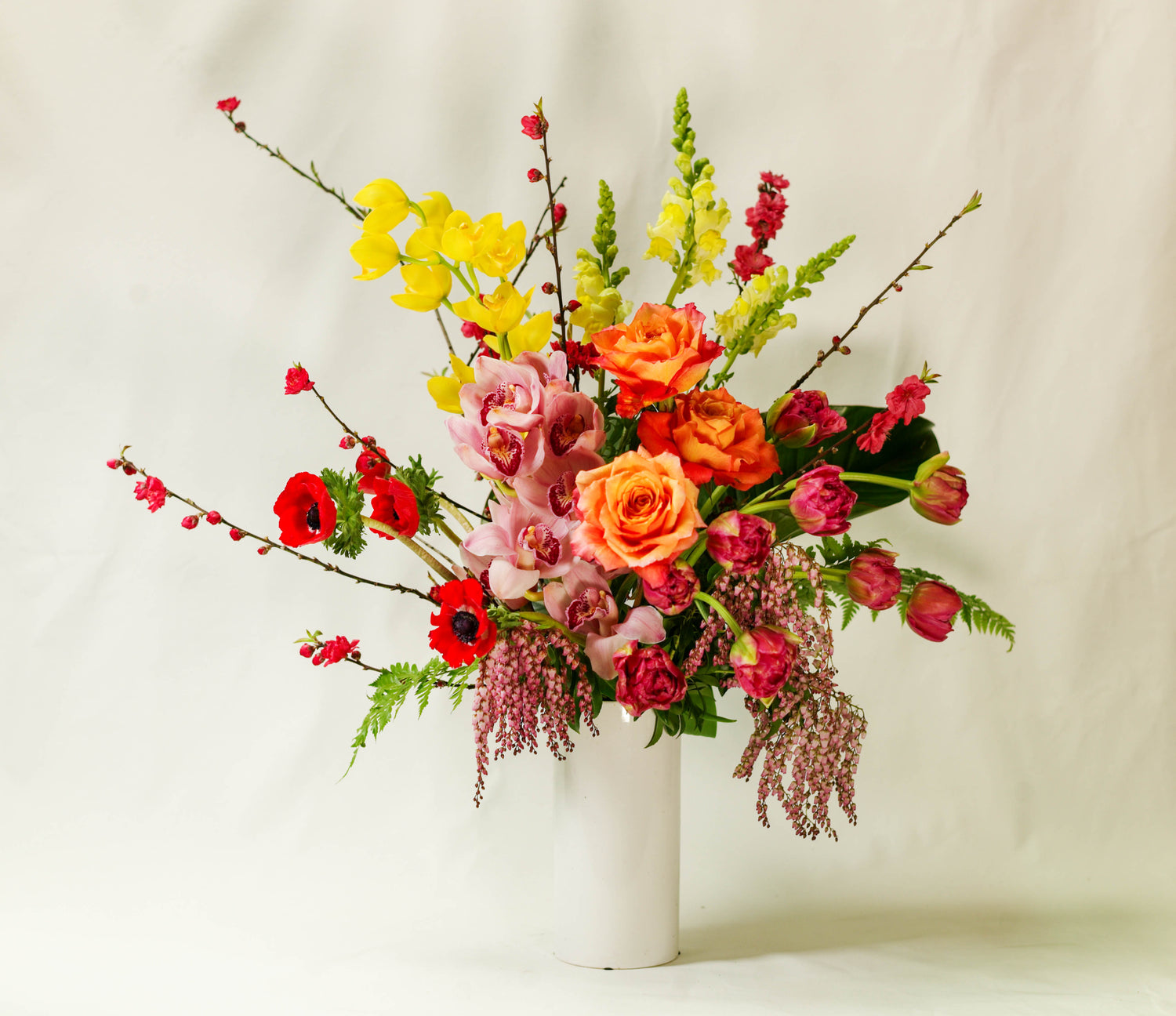 Colourful, zesty flower blooms for any celebration
